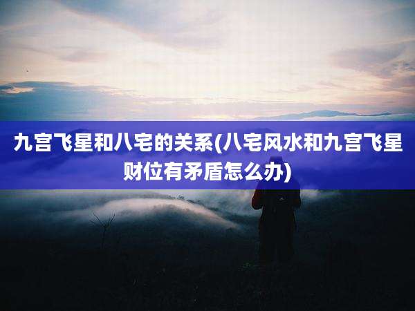 九宫飞星和八宅的关系(八宅风水和九宫飞星财位有矛盾怎么办)