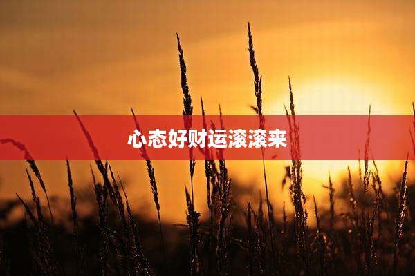 心态好财运滚滚来