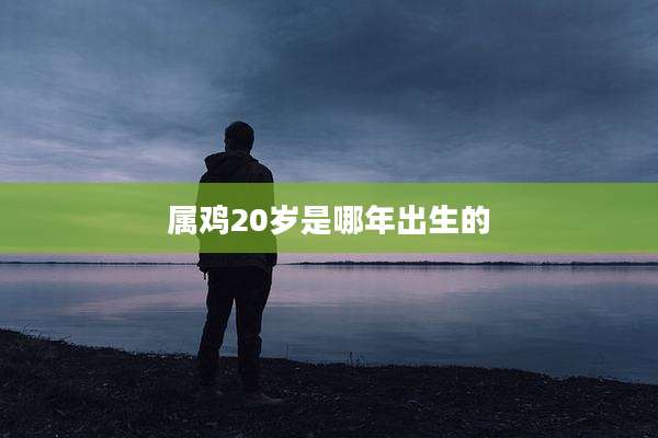 属鸡20岁是哪年出生的