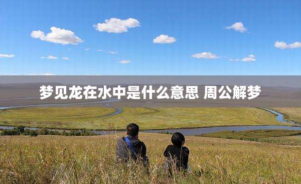 梦见龙在水中是什么意思 周公解梦