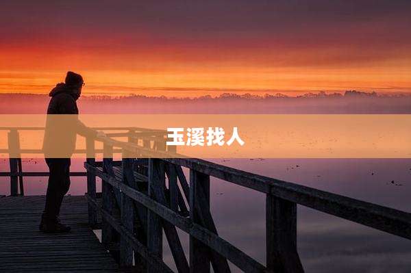 玉溪找人