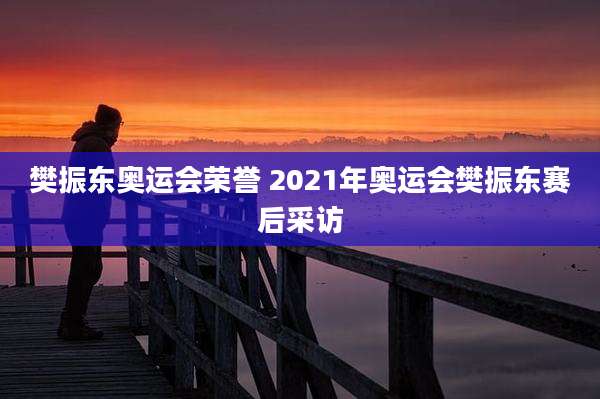 樊振东奥运会荣誉 2021年奥运会樊振东赛后采访