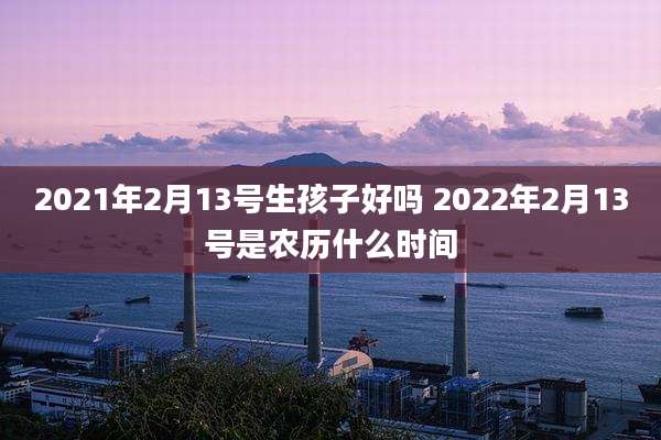 2021年2月13号生孩子好吗 2022年2月13号是农历什么时间