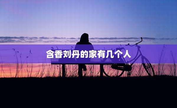 含香刘丹的家有几个人