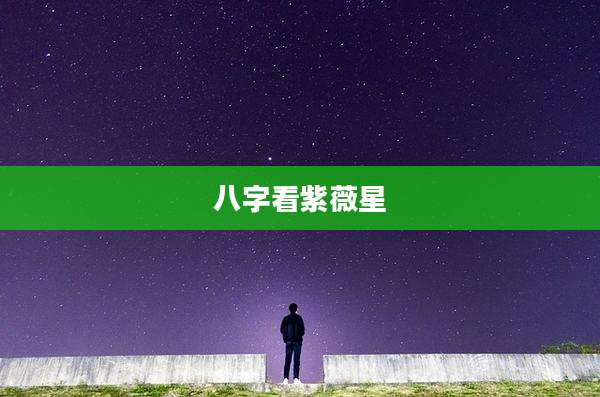 八字看紫薇星