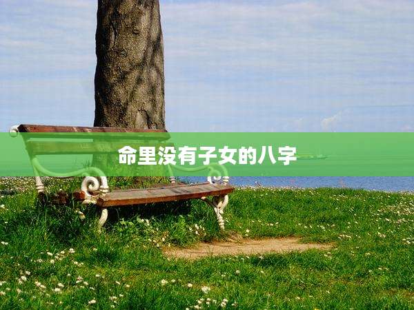 命里没有子女的八字