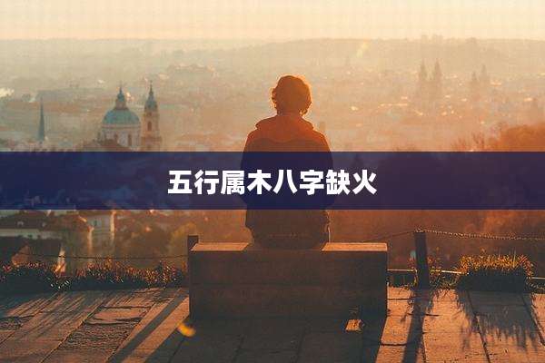 五行属木八字缺火