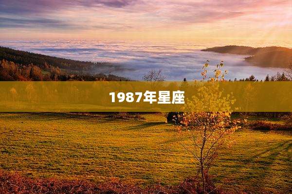 1987年星座
