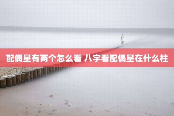 配偶星有两个怎么看 八字看配偶星在什么柱
