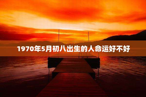1970年5月初八出生的人命运好不好