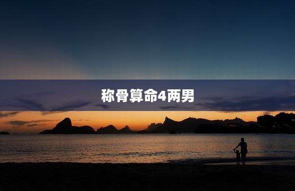 称骨算命4两男