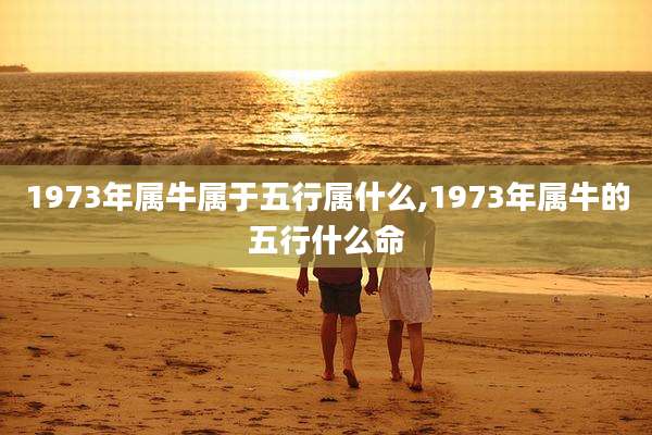 1973年属牛属于五行属什么,1973年属牛的五行什么命