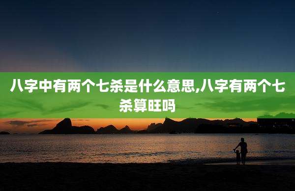 八字中有两个七杀是什么意思,八字有两个七杀算旺吗