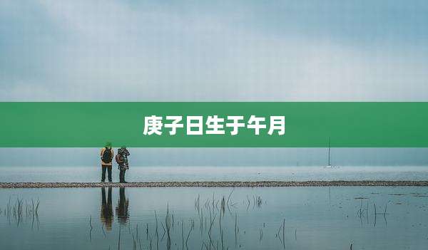 庚子日生于午月