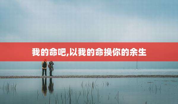 我的命吧,以我的命换你的余生