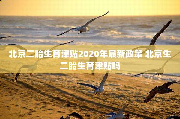 北京二胎生育津贴2020年最新政策 北京生二胎生育津贴吗
