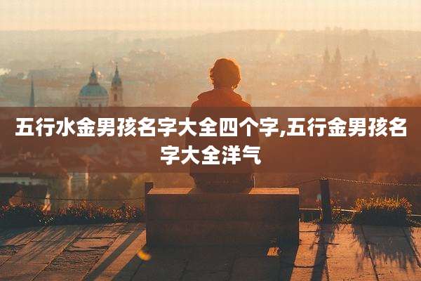 五行水金男孩名字大全四个字,五行金男孩名字大全洋气