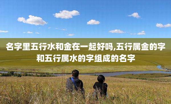 名字里五行水和金在一起好吗,五行属金的字和五行属水的字组成的名字