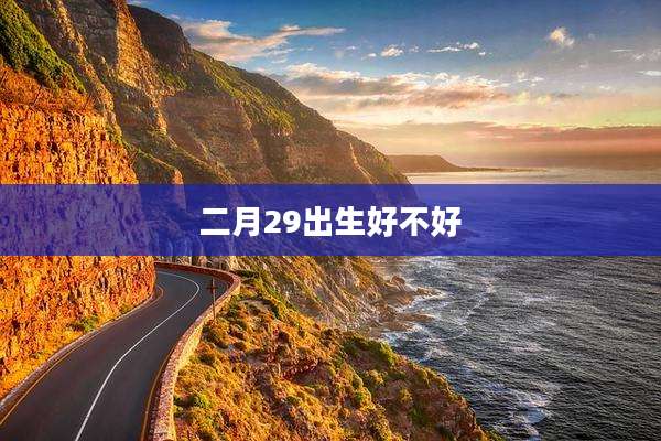 二月29出生好不好
