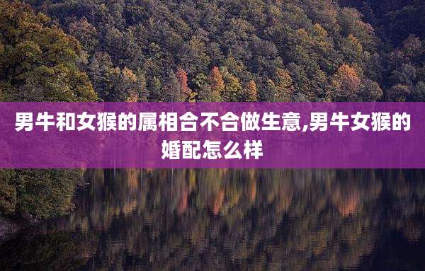 男牛和女猴的属相合不合做生意,男牛女猴的婚配怎么样