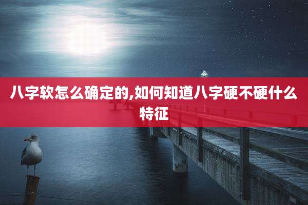 八字软怎么确定的,如何知道八字硬不硬什么特征