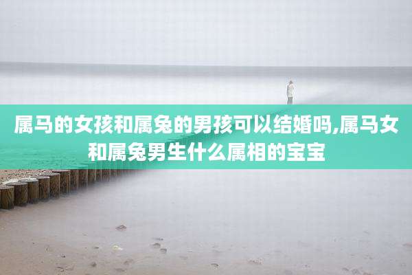 属马的女孩和属兔的男孩可以结婚吗,属马女和属兔男生什么属相的宝宝