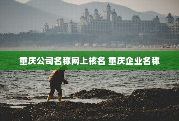 重庆公司名称网上核名 重庆企业名称
