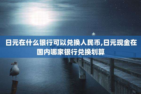 日元在什么银行可以兑换人民币,日元现金在国内哪家银行兑换划算