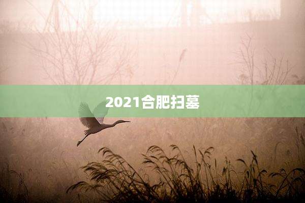 2021合肥扫墓