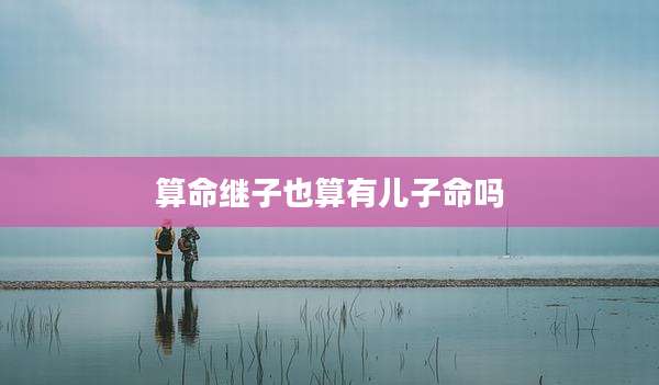 算命继子也算有儿子命吗
