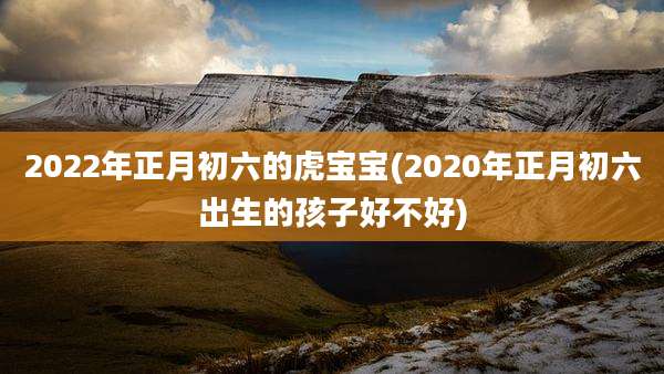 2022年正月初六的虎宝宝(2020年正月初六出生的孩子好不好)