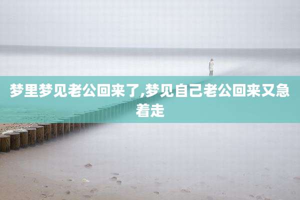 梦里梦见老公回来了,梦见自己老公回来又急着走