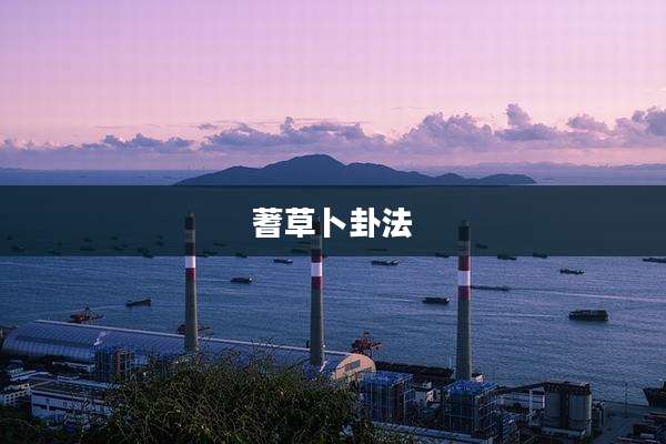 蓍草卜卦法