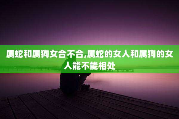 属蛇和属狗女合不合,属蛇的女人和属狗的女人能不能相处