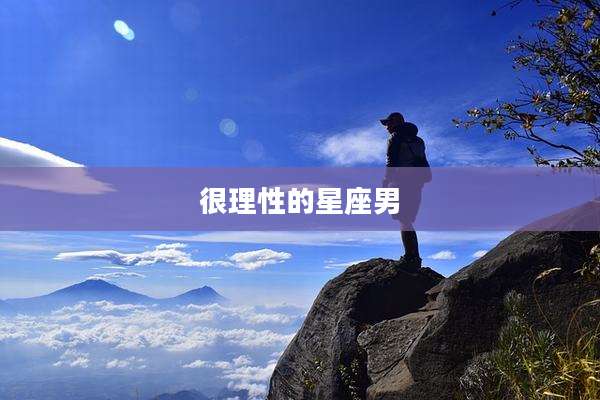 很理性的星座男