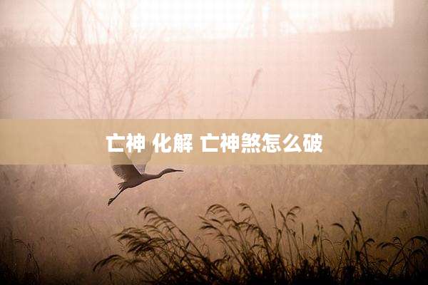 亡神 化解 亡神煞怎么破