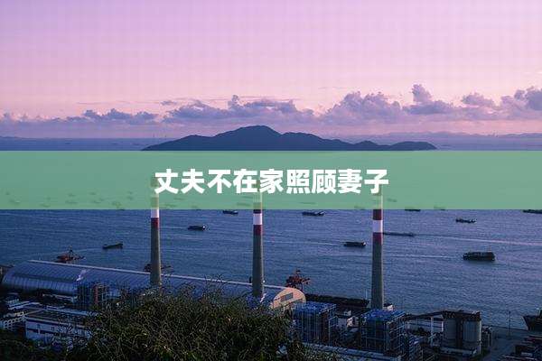 丈夫不在家照顾妻子
