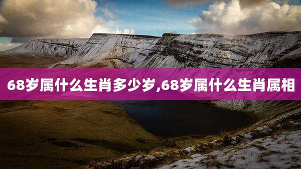68岁属什么生肖多少岁,68岁属什么生肖属相