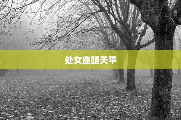 处女座跟天平