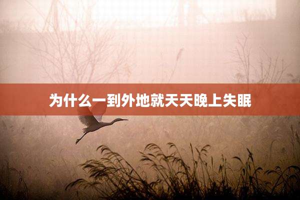 为什么一到外地就天天晚上失眠