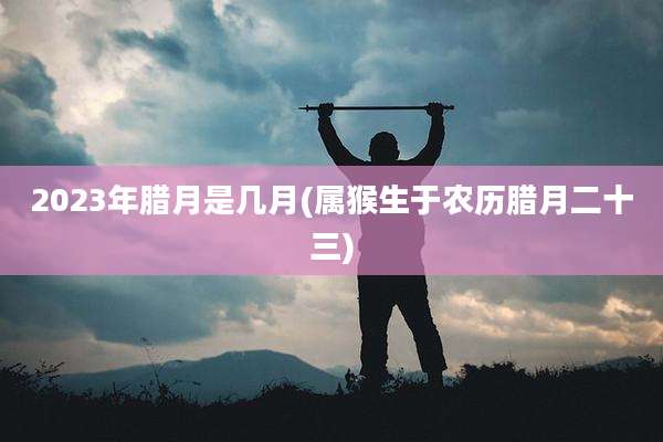 2023年腊月是几月(属猴生于农历腊月二十三)