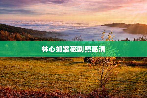 林心如紫薇剧照高清