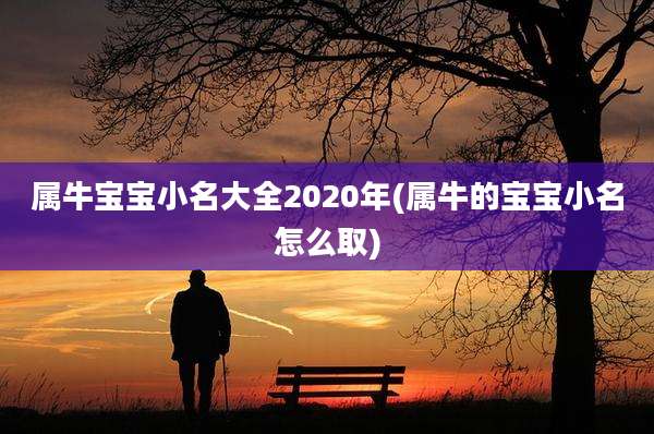 属牛宝宝小名大全2020年(属牛的宝宝小名怎么取)