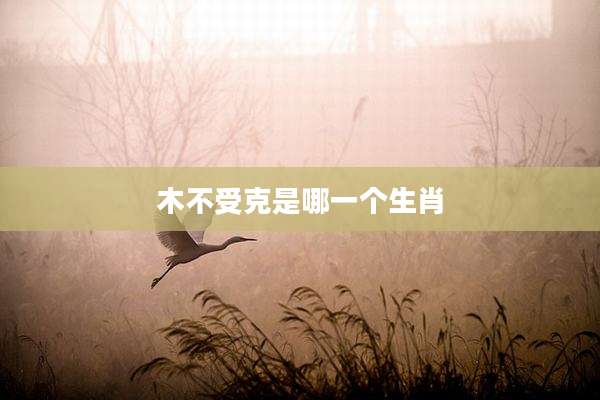 木不受克是哪一个生肖