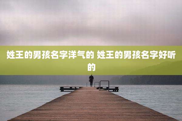 姓王的男孩名字洋气的 姓王的男孩名字好听的
