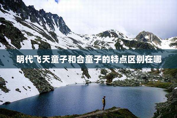 明代飞天童子和合童子的特点区别在哪
