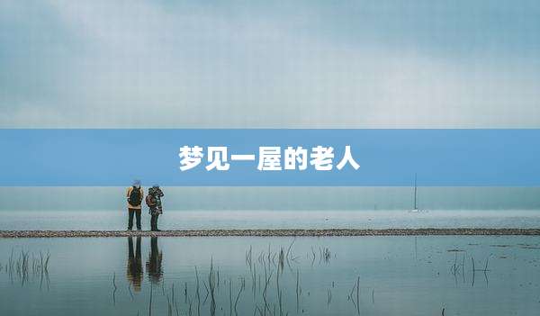 梦见一屋的老人
