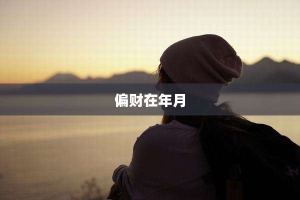 偏财在年月