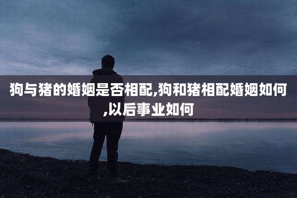 狗与猪的婚姻是否相配,狗和猪相配婚姻如何,以后事业如何