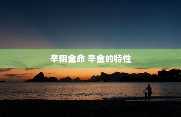 辛阴金命 辛金的特性